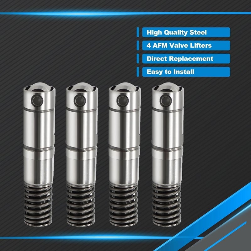 Aspaton 4PCS Active Fuel Management AFM Valve Roller Lifters Compatible with Escalade Suburban Yukon 5.3L/6.0L/6.2L 12645725 - Image 4